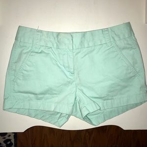 J. Crew 3” Chino Shorts - Soft Mint